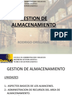 GESTION DE ALMACENAMIENTO