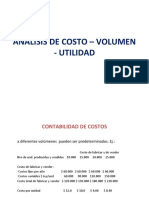 Costos y Presupuestos 08 Análisis de Costos - Volumen - Utilidad