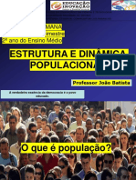Estrutura e dinâmica populacional