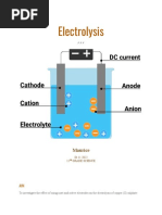 (Complete) Electrolysis of Copper Sulphate