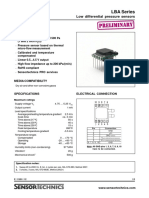 LBA Series: Low Differential Pressure Sensors