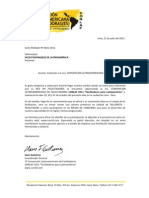 Carta de Invitación para Facilitadores de Latinoamérica