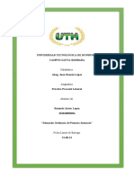 Demanda Laboral de Primera Instancia