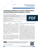 Treatment Guidelines of Chronic Inflammatory Demyelinating Polyneuropathy in China