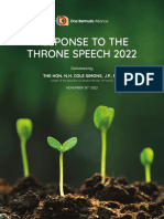 FINAL Response To Throne Speech 2022 - Web