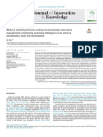 Bilateral Matching Decision Making For Knowledge Innovatio - 2022 - Journal of I