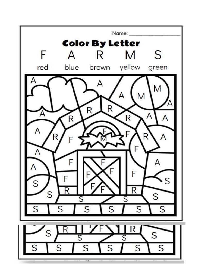 Colour by Letters | PDF