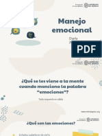 Manejo Emocional - Tutores y Profesores