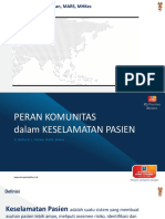 Peran Komunitas Dalam Keselamatan Pasien - WS 6