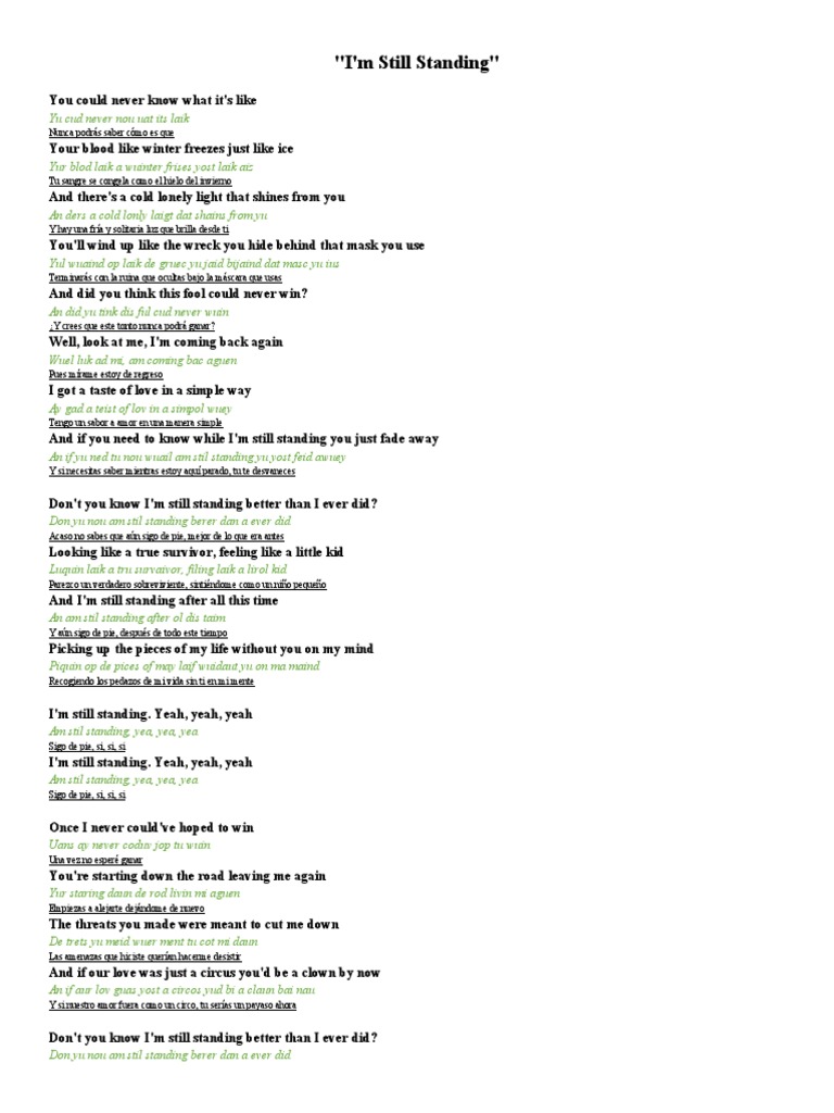 Im Still Standing Mp3