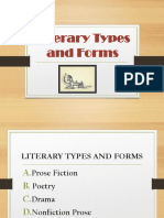 Literary Types and Forms Guide