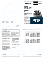 Eaton Aeroquip Procrimp 1380p Crimp Machine Operators Manual en Us