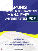 Amunisi Tugas Akhir Program (Tap) Manajemen Universitas Terbuka (Layouting)