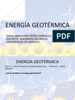 Energía Gotérmica