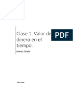 Teoría Financiera. Clase 1