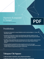 Hipotesis Komparatif K Sampel