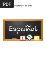 2° Español - Cuadernillo Remedial - Alumno