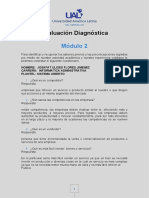 Evaluación Diagnóstica M2