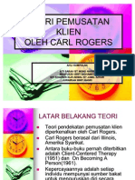 TEORI PEMUSATAN KLIEN OLEH CARL ROGERS