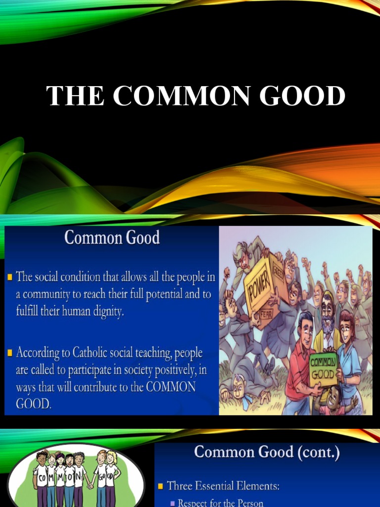 The Common Good PDF Individualism Pluralism (Political Philosophy)
