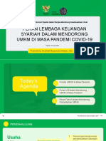 .Peran Lembaga Keuangan Syariah Dalam Mendorong UMKM Di Masa Pandemi Covid-19