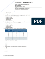 Latihan Soal Penyajian Data