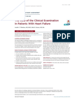 Clinical Examination in The Heart Faillure