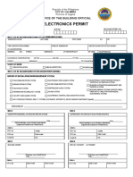 NBC Form A-07 Electronics Permit