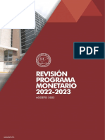 Revisión Programa Monetario 2022-2023