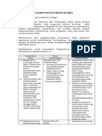 Silabus Biologi Kelas Xii Mipa