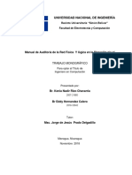 Universidad Nacional de Ingeniería: Manual de Auditoria de La Red Física Y Lógica en La Dirección Nic - Ni