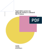 GEG - EMPOL - 2020 - 01 - Sept Idées Pour Un Plan de Relance Culturel de L'union