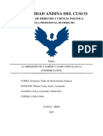 Saico Arredondo, Odaliz - La Hermeneutica Juridica Como Cienciade La Interpretación