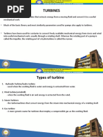 Fluid Machinery Turbine Lecture 1