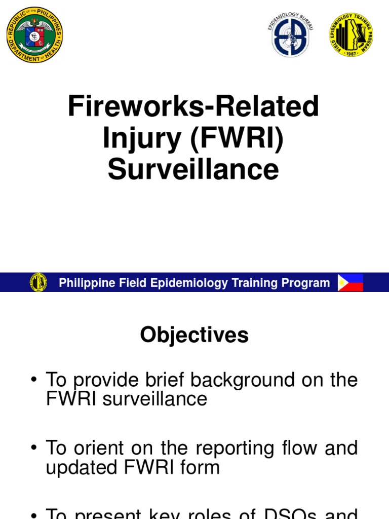 FWRI Surveillance Training Overview | PDF | Surveillance | Fireworks