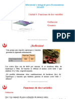 3.1 F. Varias Variables. Definición. Dominio.