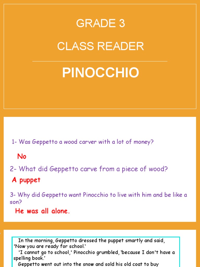 Pinocchio Chapter 1 Part 2 - Oct | PDF | Pinocchio