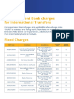 Correspondent Bank Charges For International Transfers