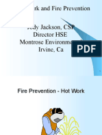 Hot Work Fire Prevention Tips