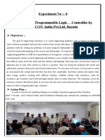 Workshop On Programmable Logic Controller by