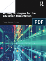 Writing Strategies for the Education Dissertation