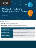 Module 3 - Software Development and Design