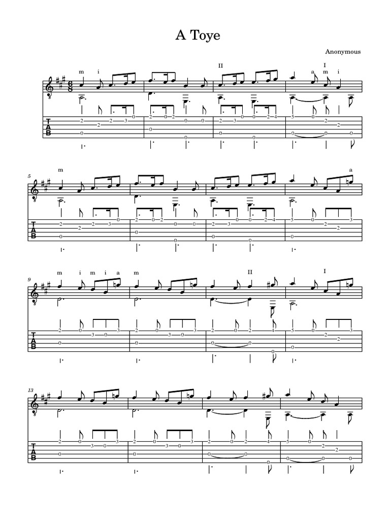 Musical Notation Patterns | PDF