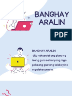 BANGHAY-ARALIN