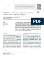 Digital Platforms and SMEs' Business Model Innovation Exploring The Mediating Mechanisms of Capability Reconfiguration