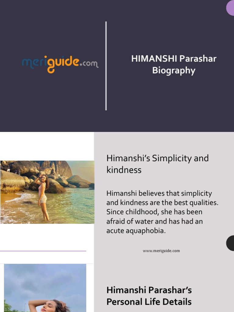 Himanshi Parashar Biography Information | PDF
