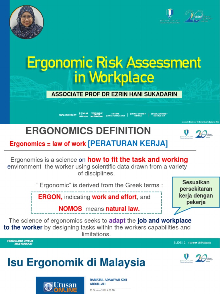 Workplace Ergonomic Risk Assessment Guide | PDF | Carpal Tunnel ...