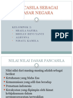 Pancasila Sebagai Dasar Negara-Tugas Kel 2 Prodi PGSD Unit F Umuslim Bireuen