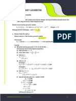 Barisan, Dan Deret Geometri