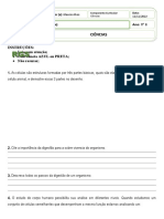 Avaliação - 3° Bimestre Ciências 8° Ano (B) - PROVA 4